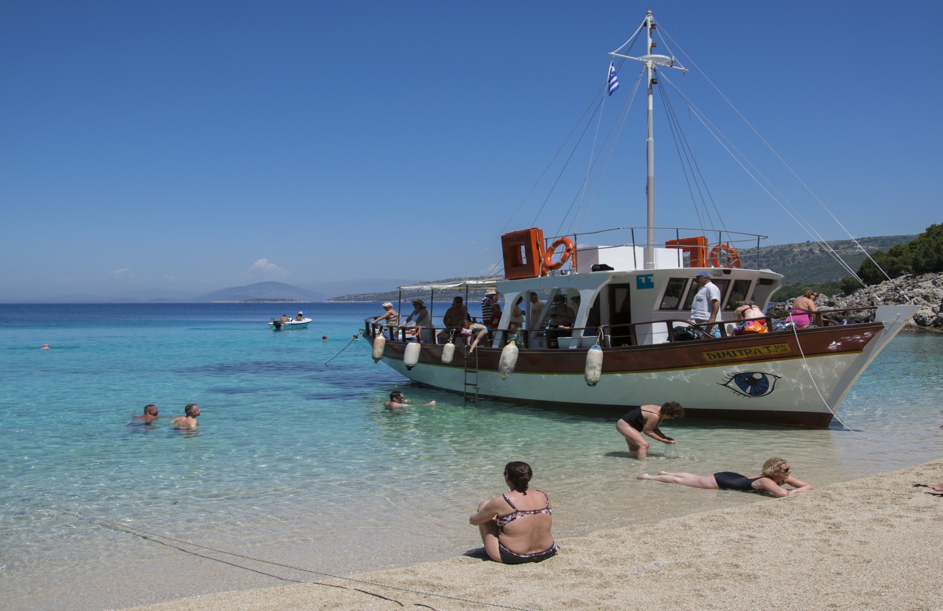 boat tour corfu greece